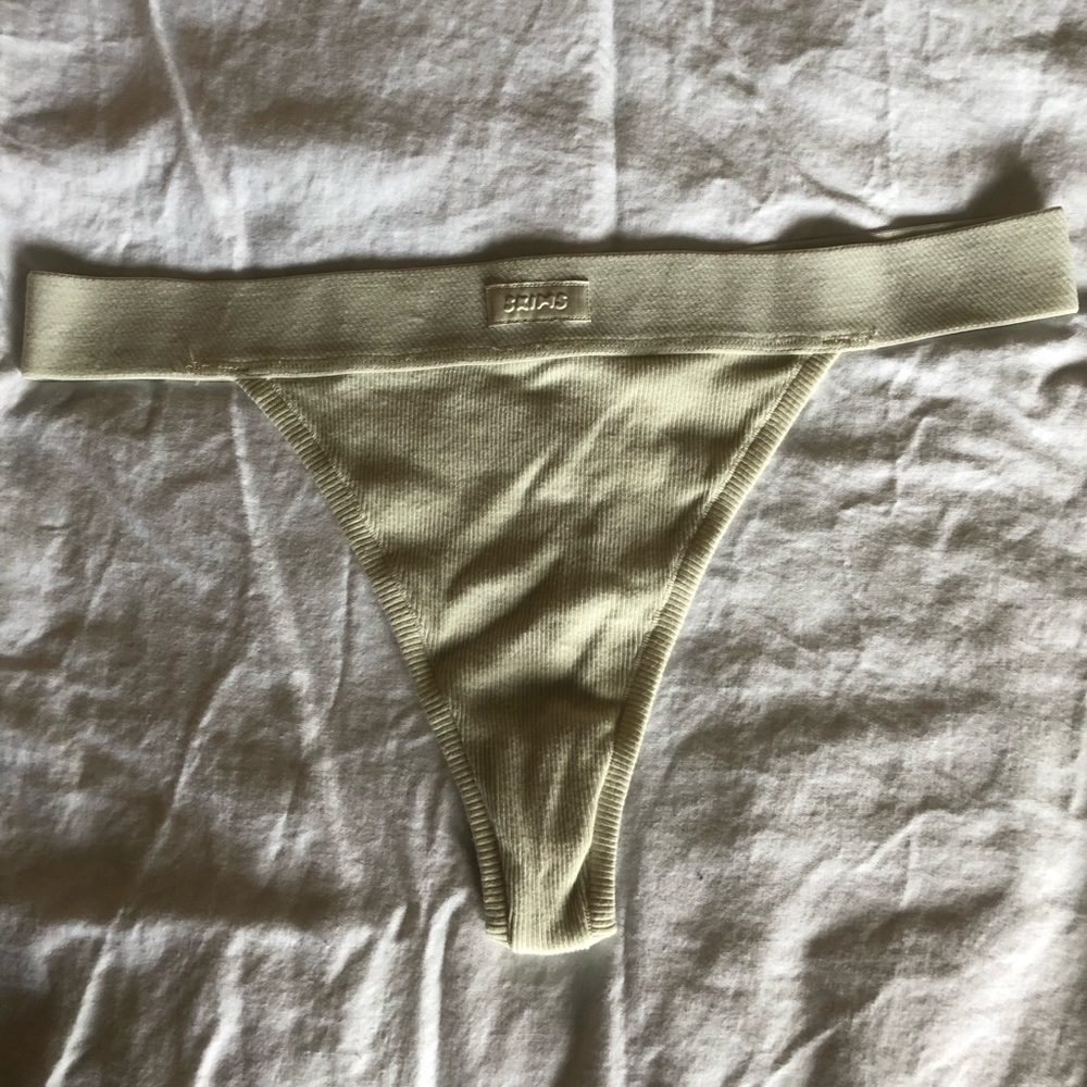 SKIMS Cotton Rib Thong